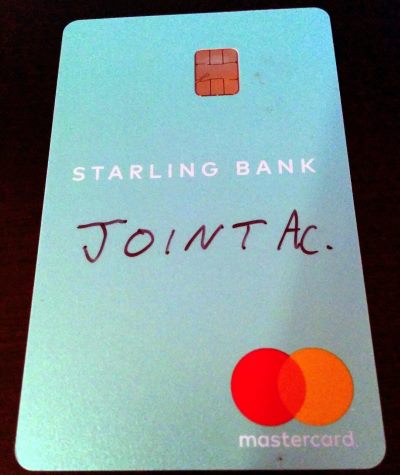 Starling Bank Card Sharpie