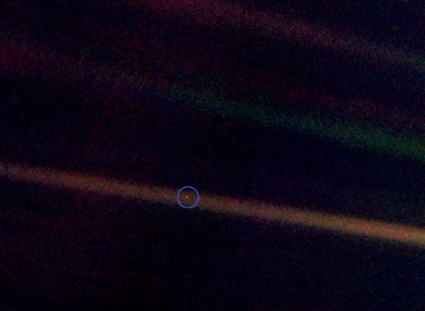 pale blue dot