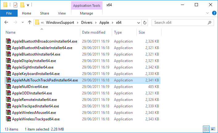 Bootcamp Trackpad Driver Windows 10