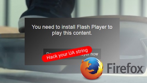 no flash video firefox