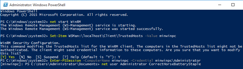 PowerShell Password Change